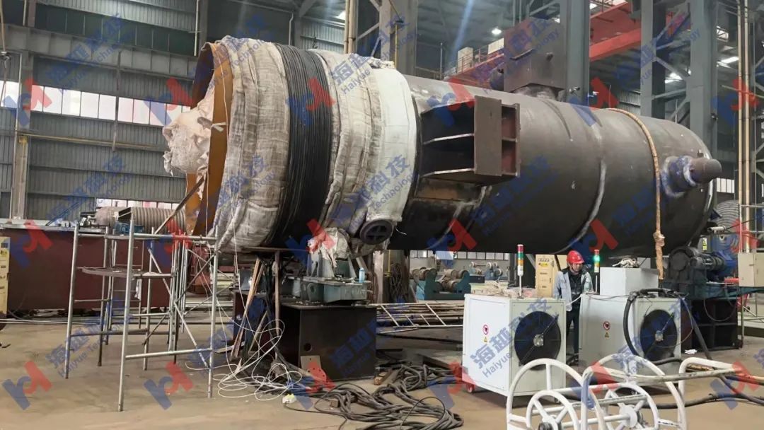 直徑2750mm，壁厚110mm，熱處理溫度760±10℃