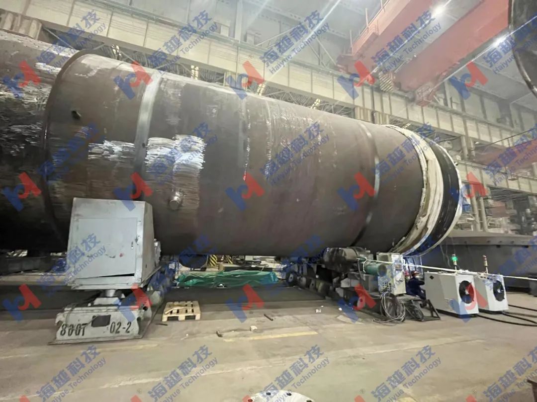 直徑5800mm，壁厚246mm，熱處理溫度690±14℃